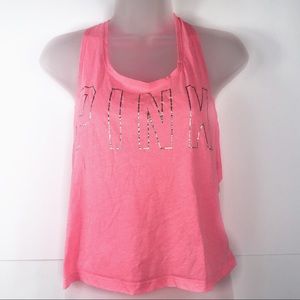 Pink Victoria Secret heart back cut out Medium